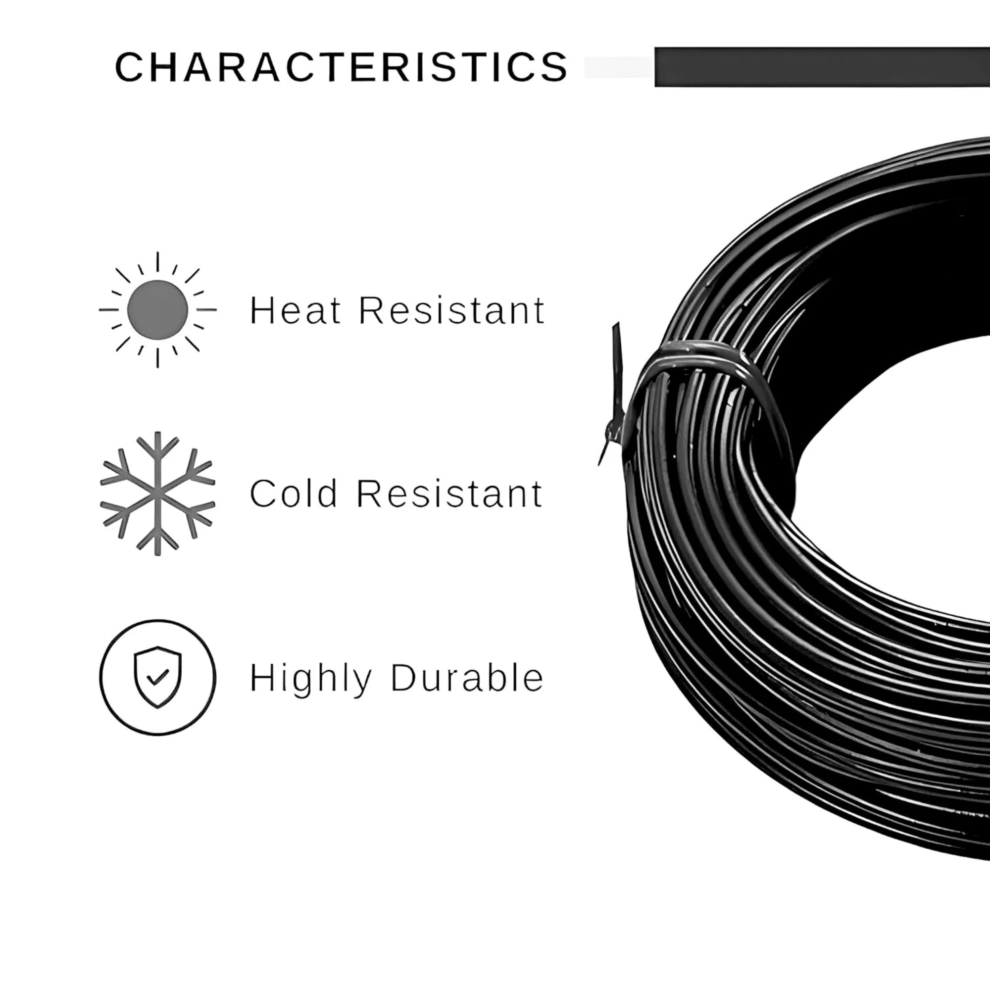 Multipurpose Cloth Drying Rope Wire β 10 Meters for Garden, Indoor & Outdoor uses | Strong & Rust-Resistant Clothesline - Image 4