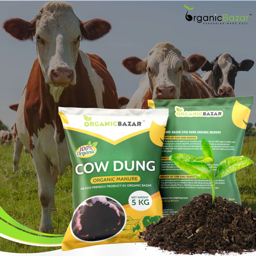 Cow Dung Manure Fertilizers for Plants (5kg) - Image 5