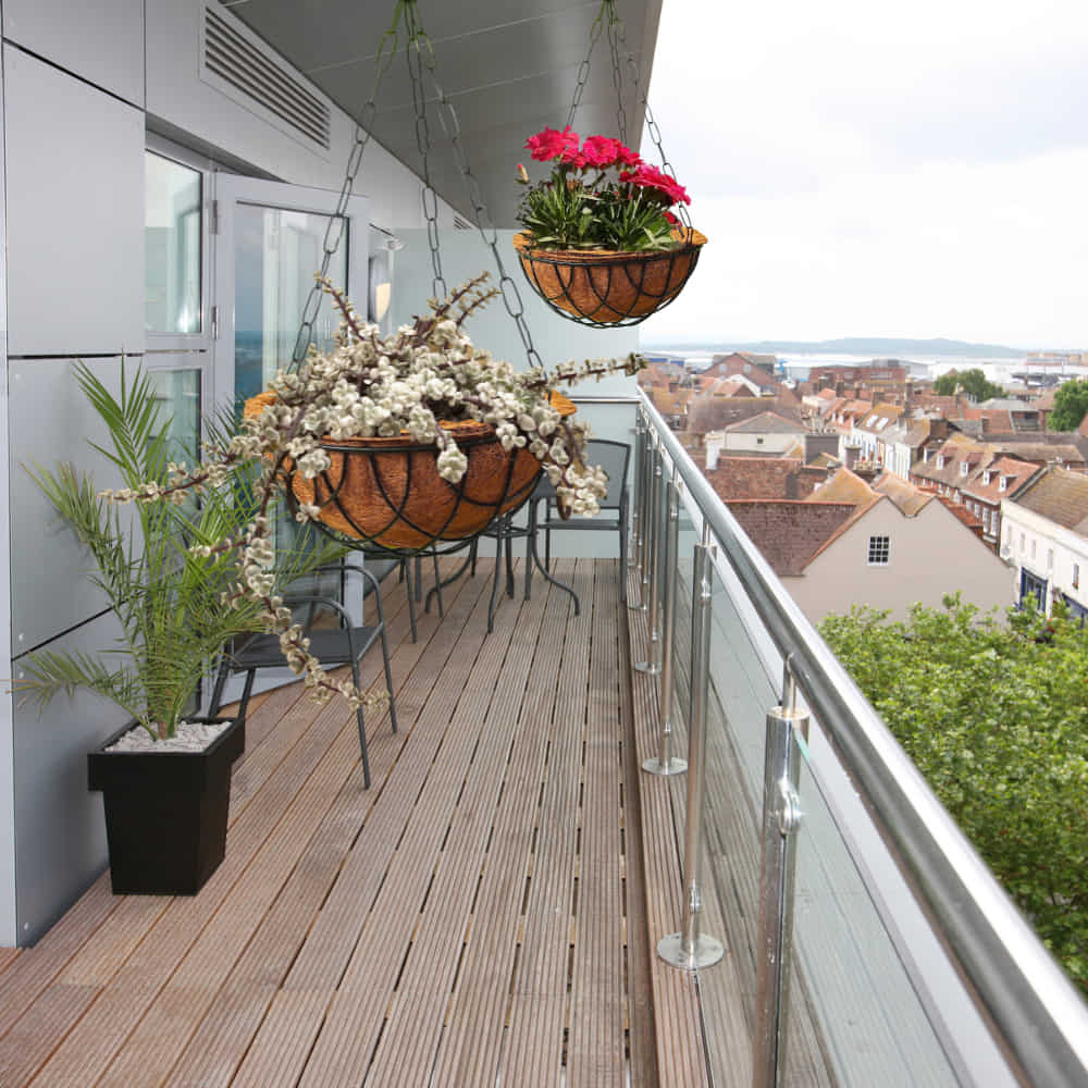 Hanging Basket Coco Coir Liner With Stand (Set of 6 PCs) - Image 5
