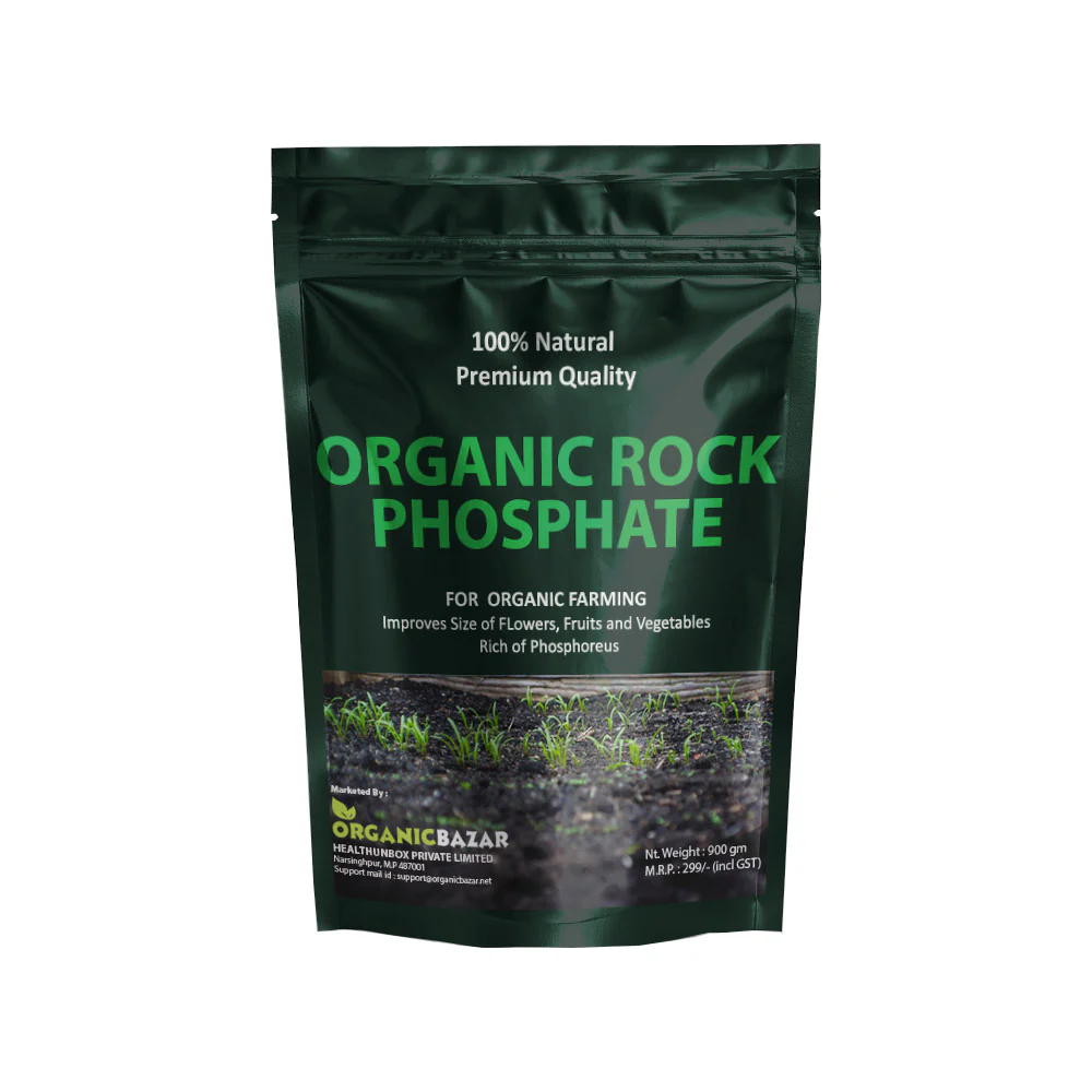 Organic Rock Phosphate Fertilizer for Gardening (900 GM) - Image 2