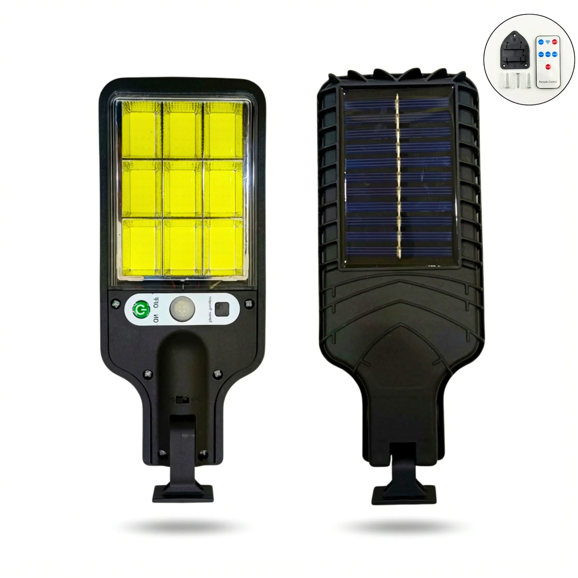 Solar LED Street Lamp Light | Super Bright COB LED | Motion Sensor | Remote Control | Auto-Chargeable Street Lamp for Front Porch, Patio, Garden & Outdoor (Pack of 1) - Image 3