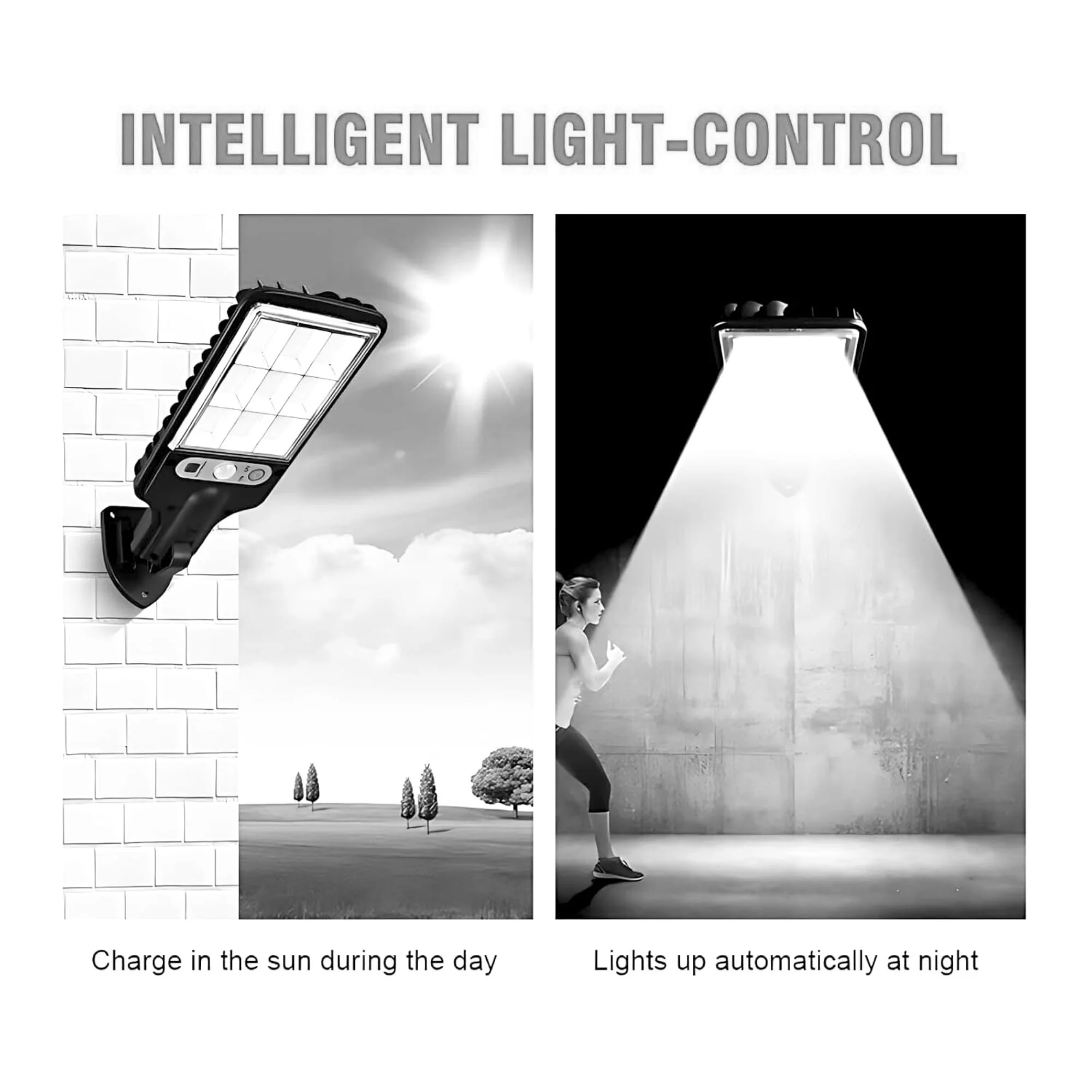 Solar LED Street Lamp Light | Super Bright COB LED | Motion Sensor | Remote Control | Auto-Chargeable Street Lamp for Front Porch, Patio, Garden & Outdoor (Pack of 1) - Image 6