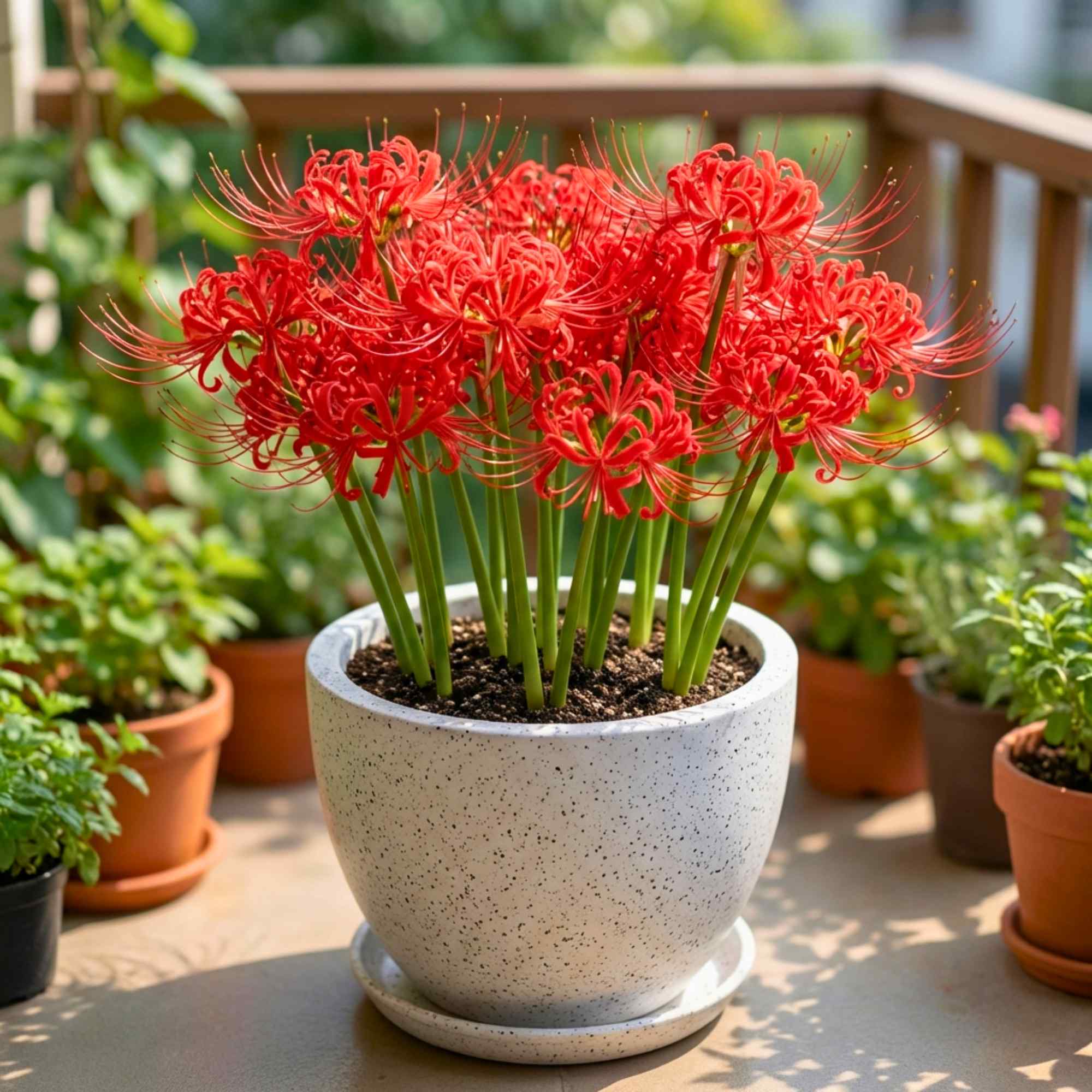 Spider Lily (Lycoris Radiata) Red Flower Bulbs