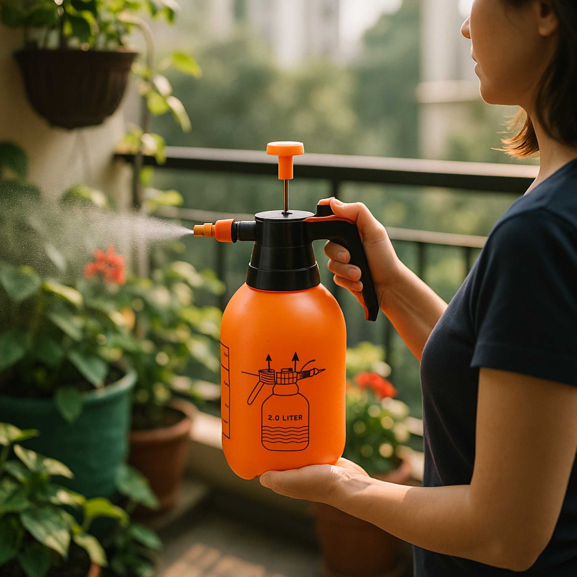 High Pressure Garden Spray Pump 2 Liter For Home Gardening - Image 2